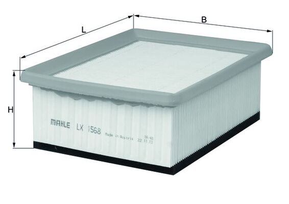Filtru aer LX 1568 MAHLE