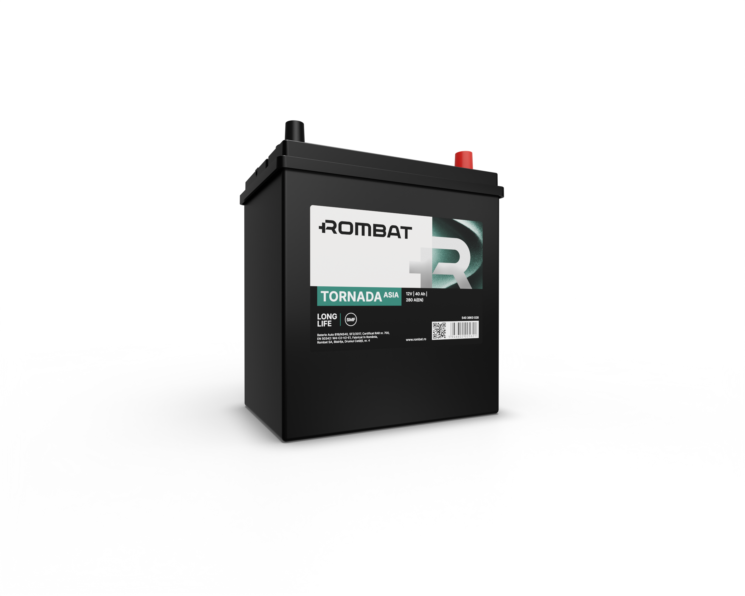 Acumulator Rombat Tornada Asia NS40DP 40 Ah - 12146310