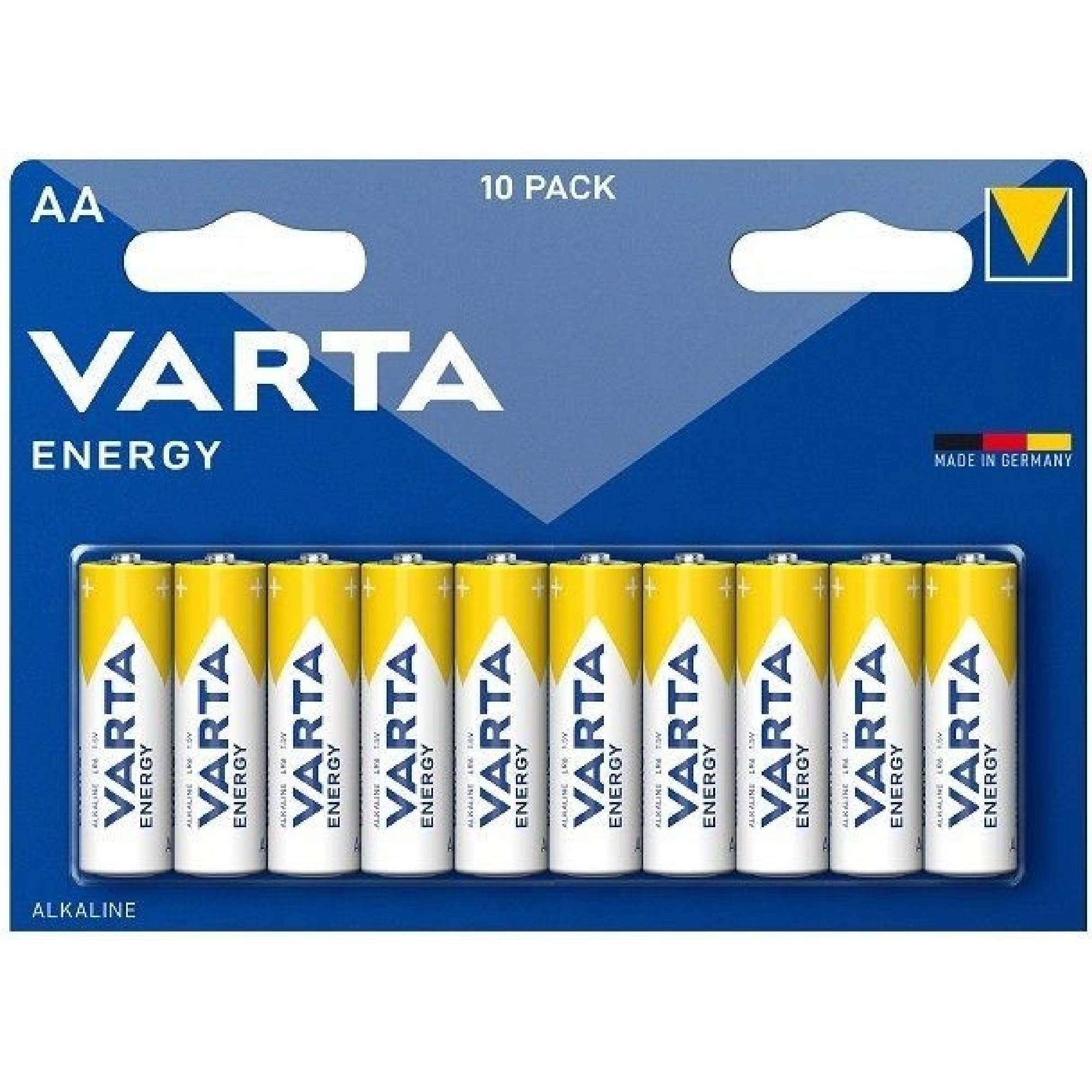 Baterie Varta Energy AA - LR6 1.5V (Alcalina) 10 buc - 13048348