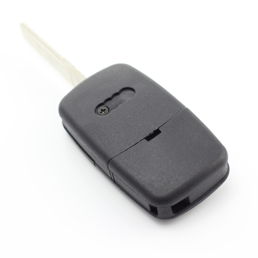 Audi - Carcasa cheie tip briceag, 2 butoane "rotunde",  cu baterie 1616 Carguard - CC035