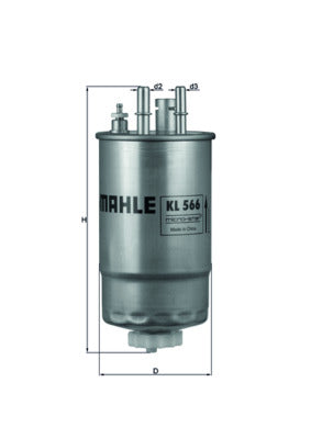 filtru combustibil KL 566 MAHLE
