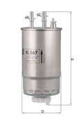 filtru combustibil KL 567 MAHLE