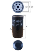 filtru combustibil KC 85/1 MAHLE