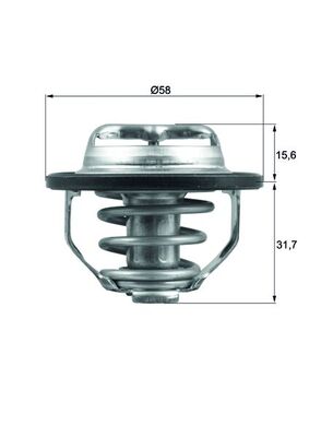 Termostat MAHLE TX 122 82