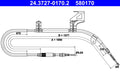 Cablu, frana de parcare 24.3727-0170.2 ATE