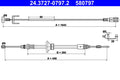 Cablu, frana de parcare 24.3727-0797.2 ATE