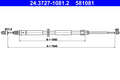 Cablu, frana de parcare 24.3727-1081.2 ATE