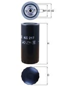filtru combustibil KC 217 MAHLE
