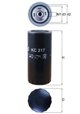 filtru combustibil KC 217 MAHLE