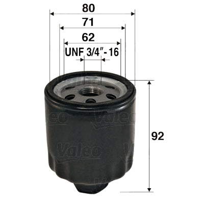 Filtru ulei 586009 VALEO