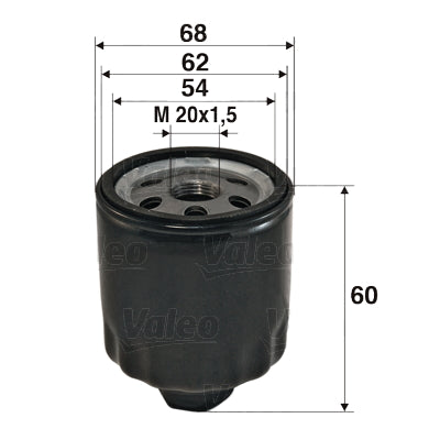 Filtru ulei 586011 VALEO