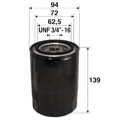 Filtru ulei 586015 VALEO