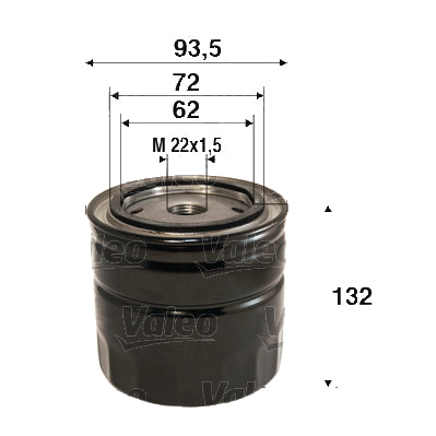 Filtru ulei VALEO 586115