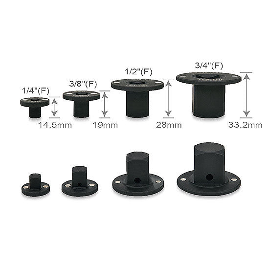 Set 4 adaptoare magnetice Toptul - GAAR0404