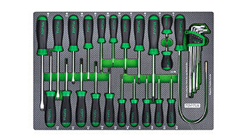 Dulap cu 7 sertare echipat cu 282 piese dedicat AUDI si VW Toptul - GE28210