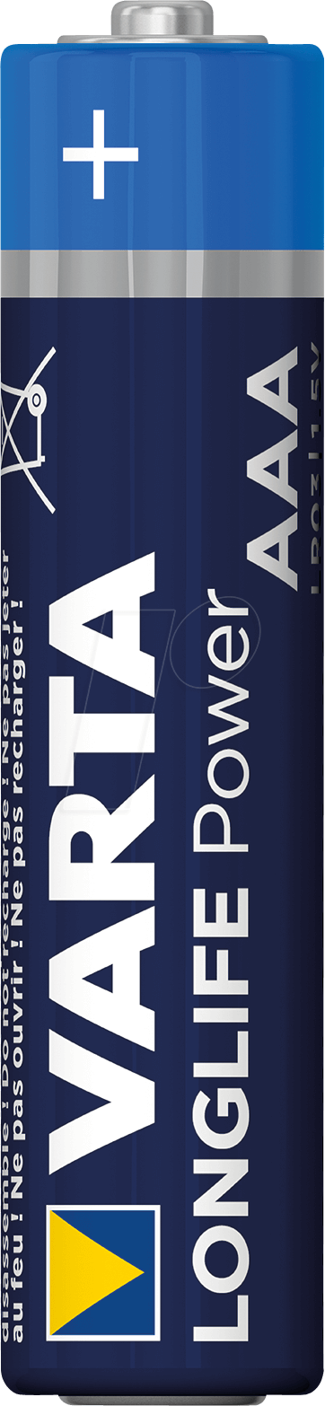 Baterie Varta LongLife Power AAA - LR03 1.5V (Alcalina) 8 buc - 13048347