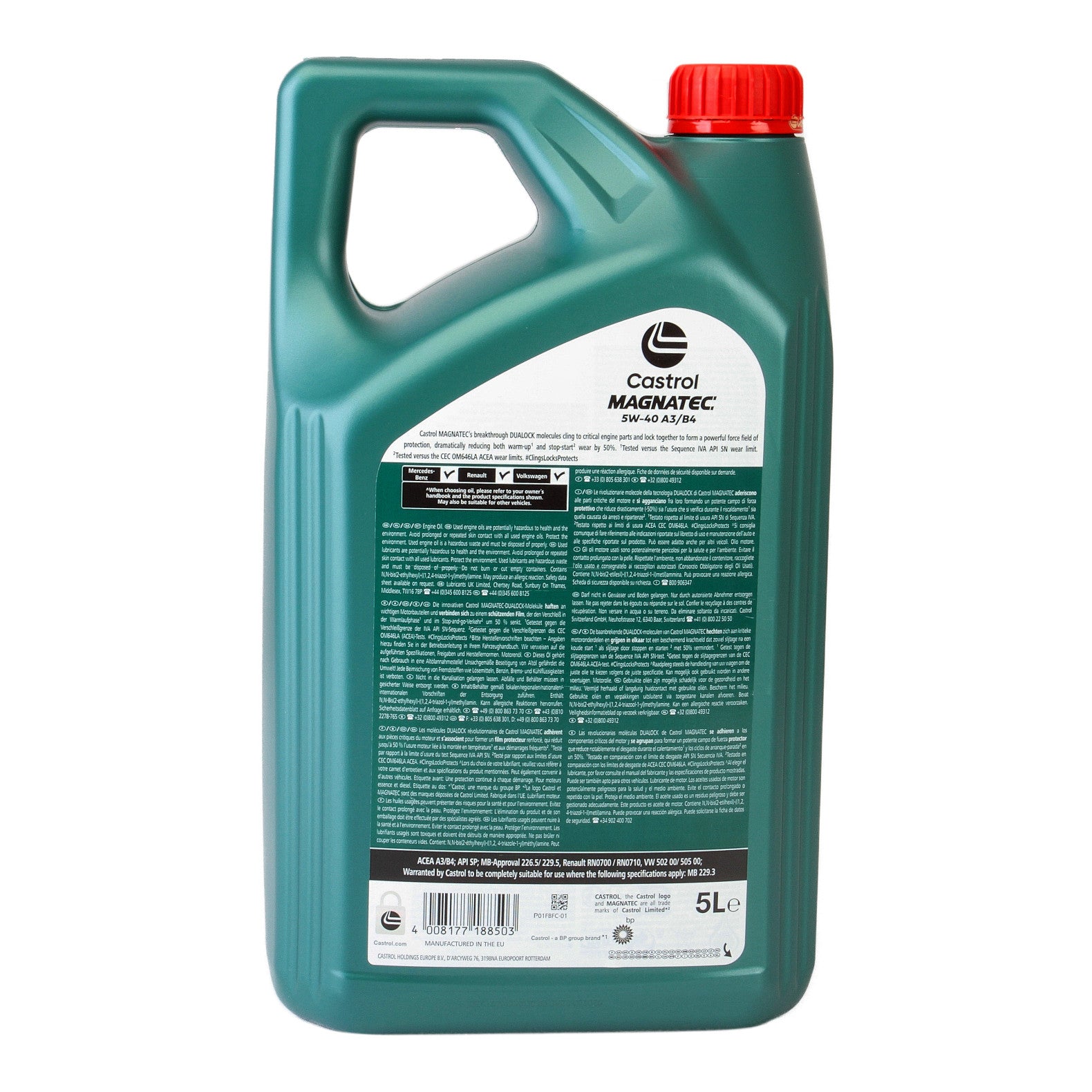 Ulei motor Castrol Magnatec 5W40 A3/B4 5L - 11283376