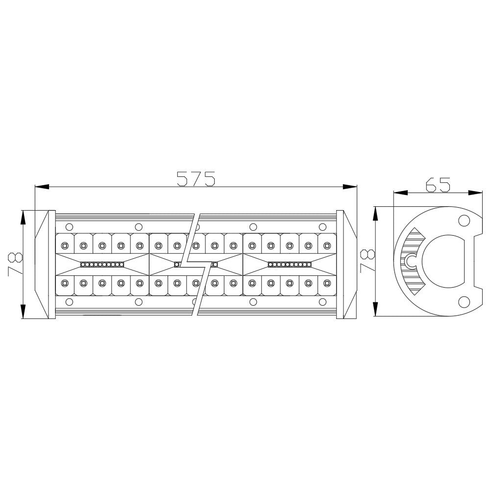 Bară Led Auto Off Road - 160W - 160 SMD LED Carguard - CLL004