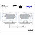 Set placute frana,frana disc LP2239 DELPHI