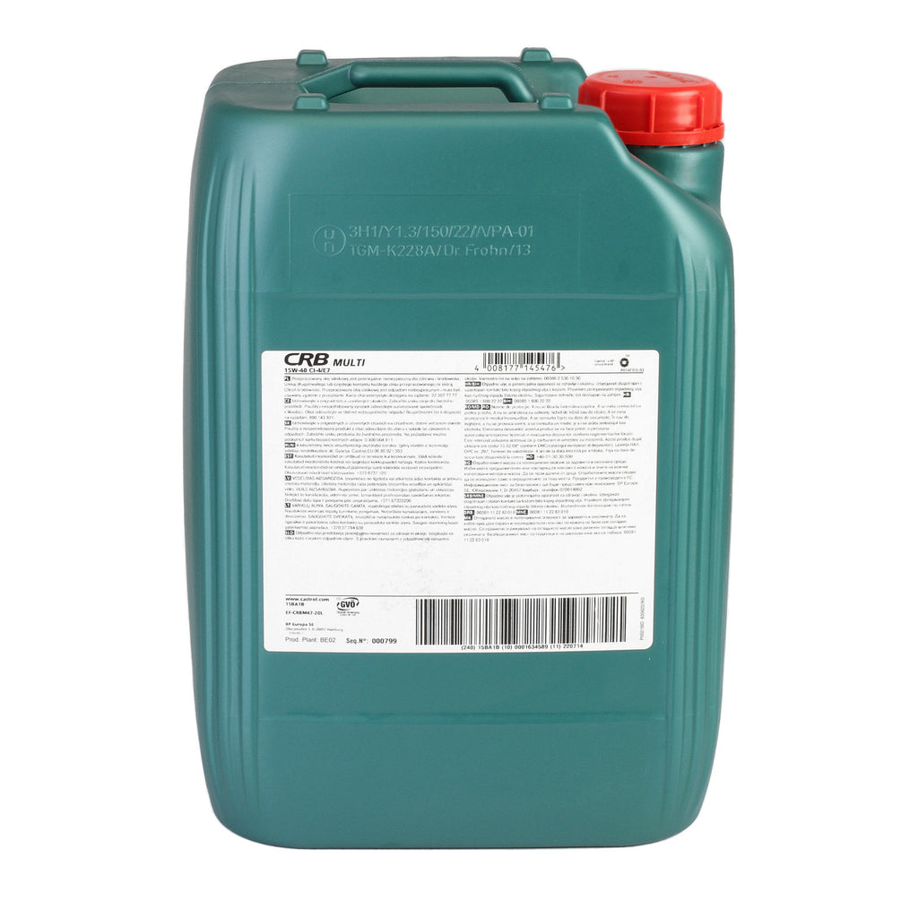 Ulei motor Castrol CRB Multi 15W40 20L - 15BA1B