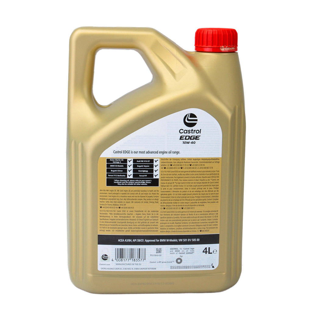 Ulei motor Castrol Edge 10W60 4L - 15F632