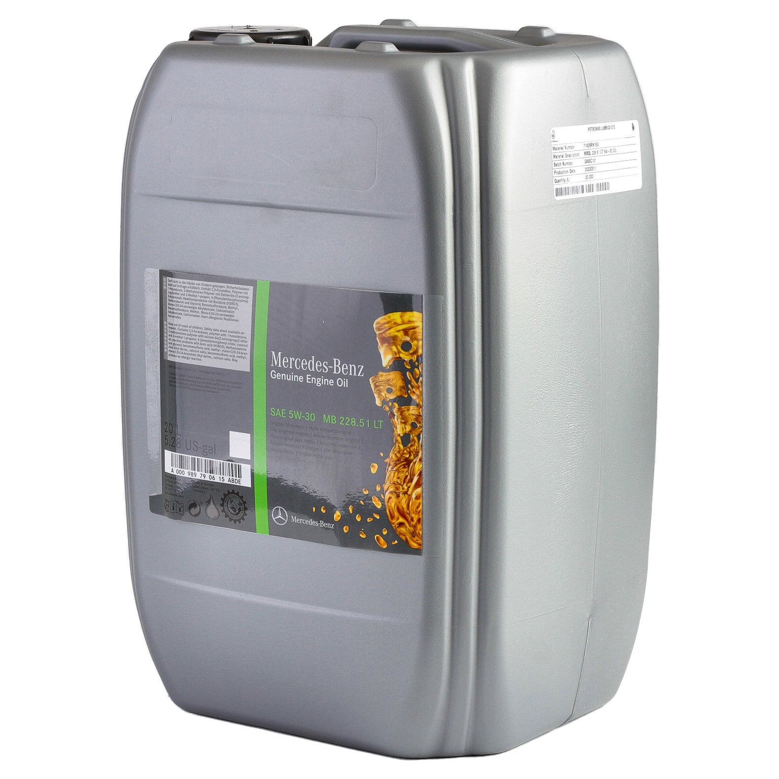 Ulei motor Mercedes 5W30 LT (MB 228.51) 20L - 43495730