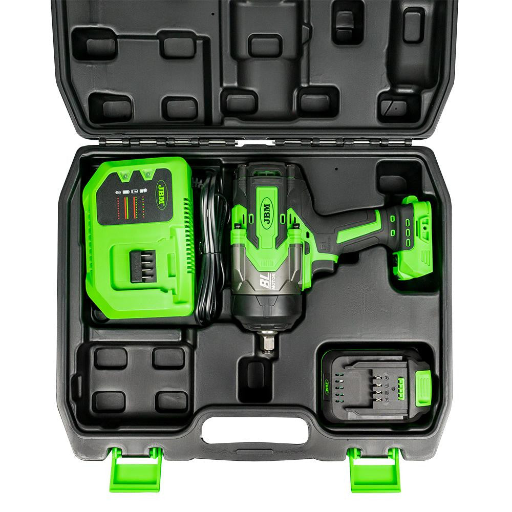 MASINA DE INSURUBAT CU IMPACT PE ACUMULATOR DE 1/2" CU VALIZĂ JBM - 60044C