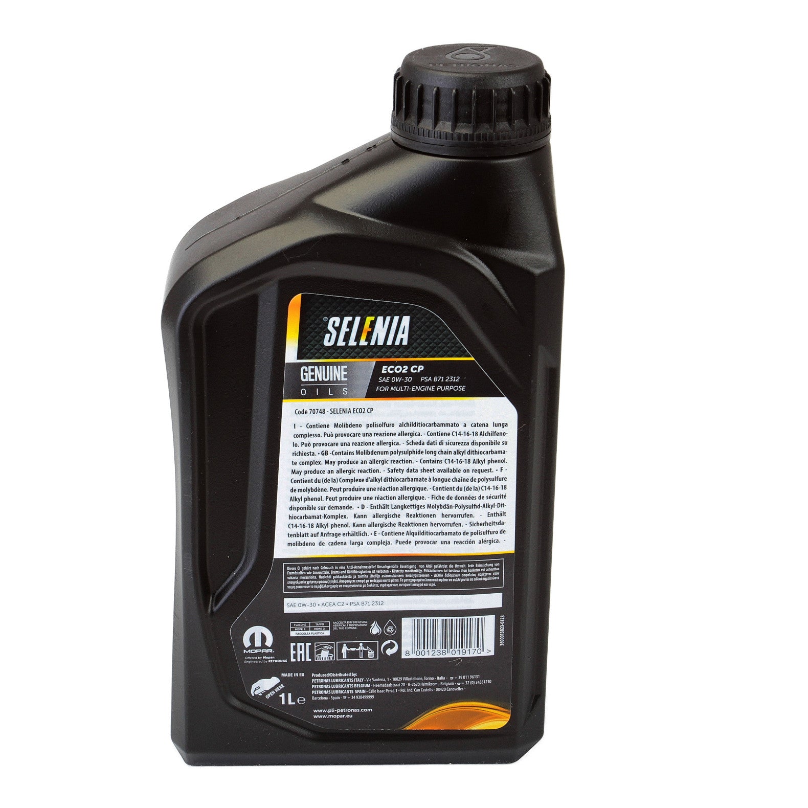 Ulei motor Selenia ECO2 CP 0W30 1L - 12208815