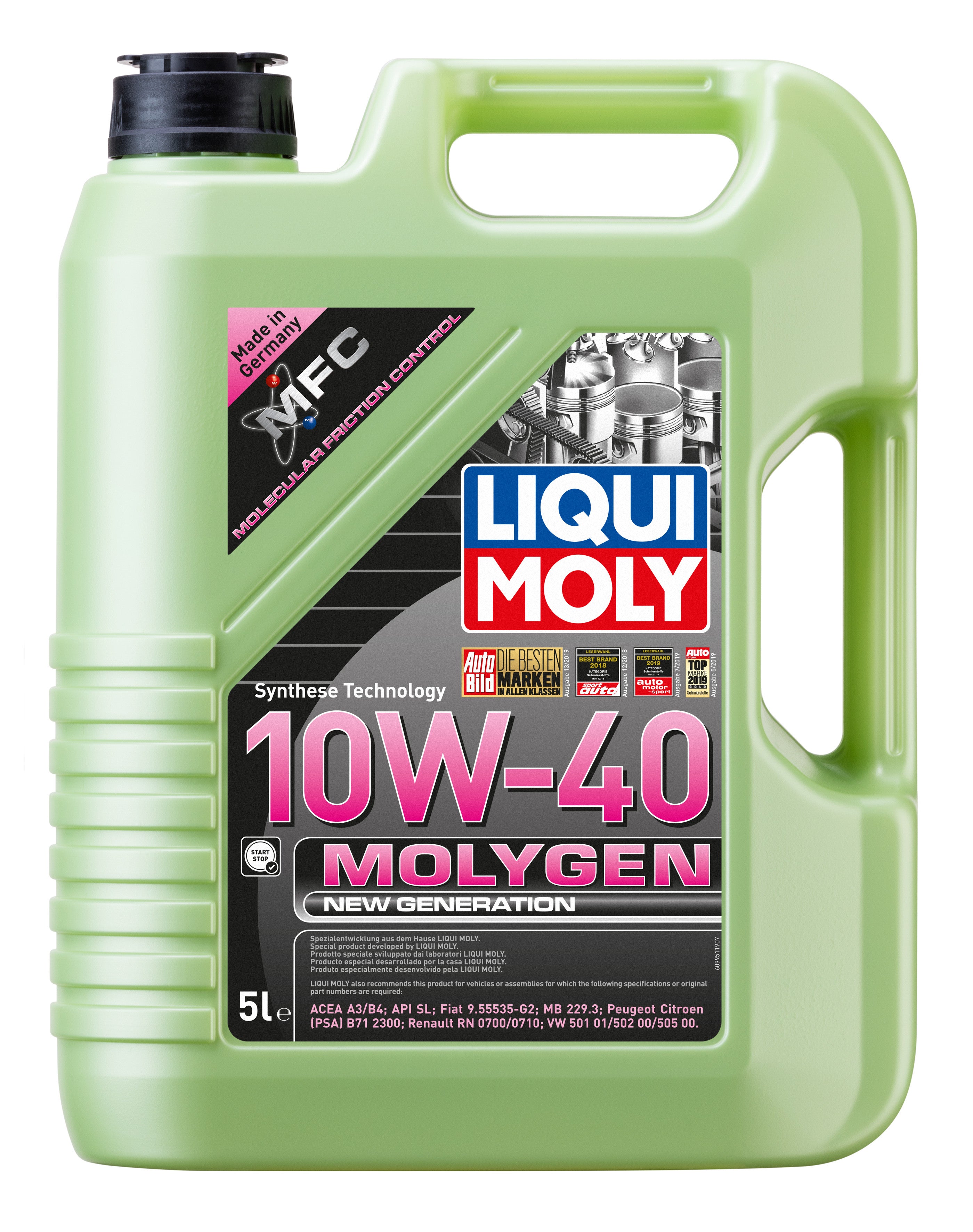 Ulei motor Liqui Moly Molygen New Generation 10W40 (9951) 5L - 11647881