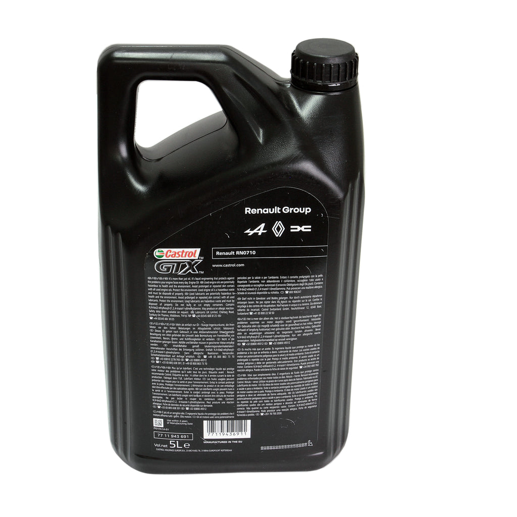 Ulei motor Renault-Castrol Rn-Spec RN710 5W40 5L - 7711943691