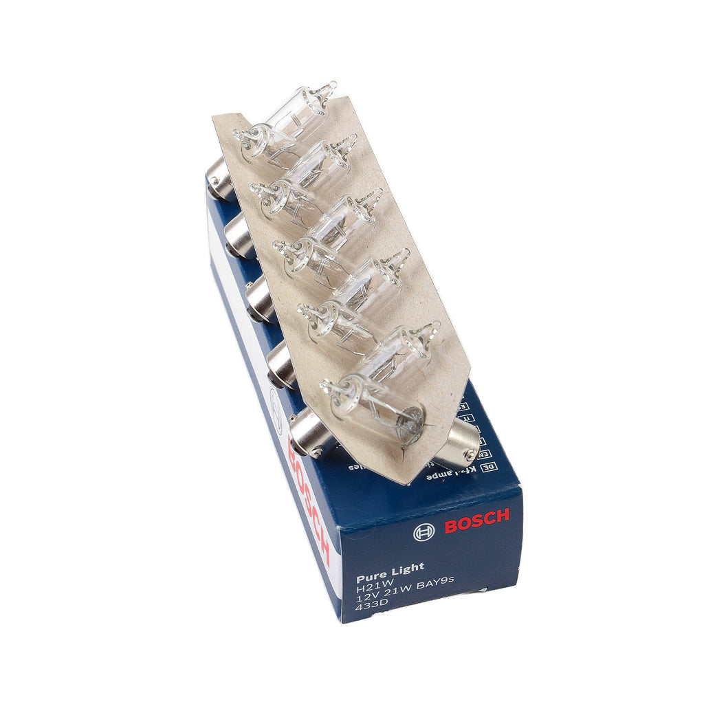 Bec Bosch Pure Light H21W 12V 21W BAY9s [ Pret / buc --- Ambalare 10 buc ] - 1987302264