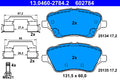 set placute frana,frana disc 13.0460-2784.2 ATE