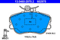 set placute frana,frana disc 13.0460-2975.2 ATE