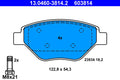 set placute frana,frana disc 13.0460-3814.2 ATE