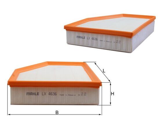 Filtru aer LX 4636 MAHLE