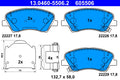 set placute frana,frana disc 13.0460-5506.2 ATE