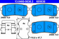 set placute frana,frana disc 13.0460-5636.2 ATE
