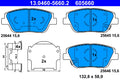 set placute frana,frana disc 13.0460-5660.2 ATE