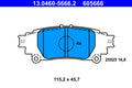 set placute frana,frana disc 13.0460-5666.2 ATE