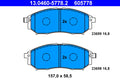 set placute frana,frana disc 13.0460-5778.2 ATE