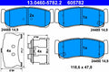 set placute frana,frana disc 13.0460-5782.2 ATE