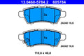 set placute frana,frana disc 13.0460-5784.2 ATE