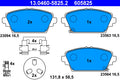 set placute frana,frana disc 13.0460-5825.2 ATE