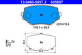 set placute frana,frana disc 13.0460-5857.2 ATE