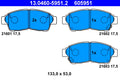 set placute frana,frana disc 13.0460-5951.2 ATE