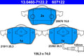 set placute frana,frana disc 13.0460-7122.2 ATE