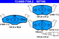 set placute frana,frana disc 13.0460-7164.2 ATE