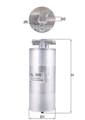 filtru combustibil KL 659 MAHLE