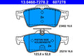 set placute frana,frana disc 13.0460-7278.2 ATE
