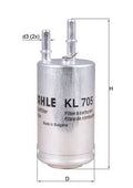 filtru combustibil KL 705 MAHLE